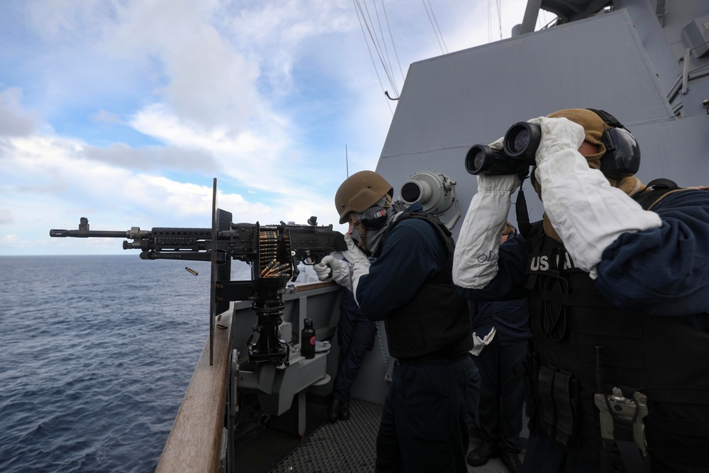 USS Dewey (DDG 105) Conducts Live-Fire Weapons Exercise During CARAT Malaysia 2024