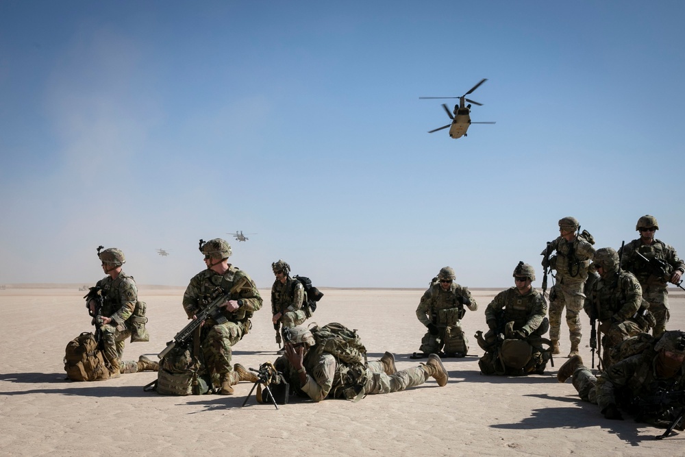 Coalition and Partner Forces Conduct Large-Scale Training Exercise