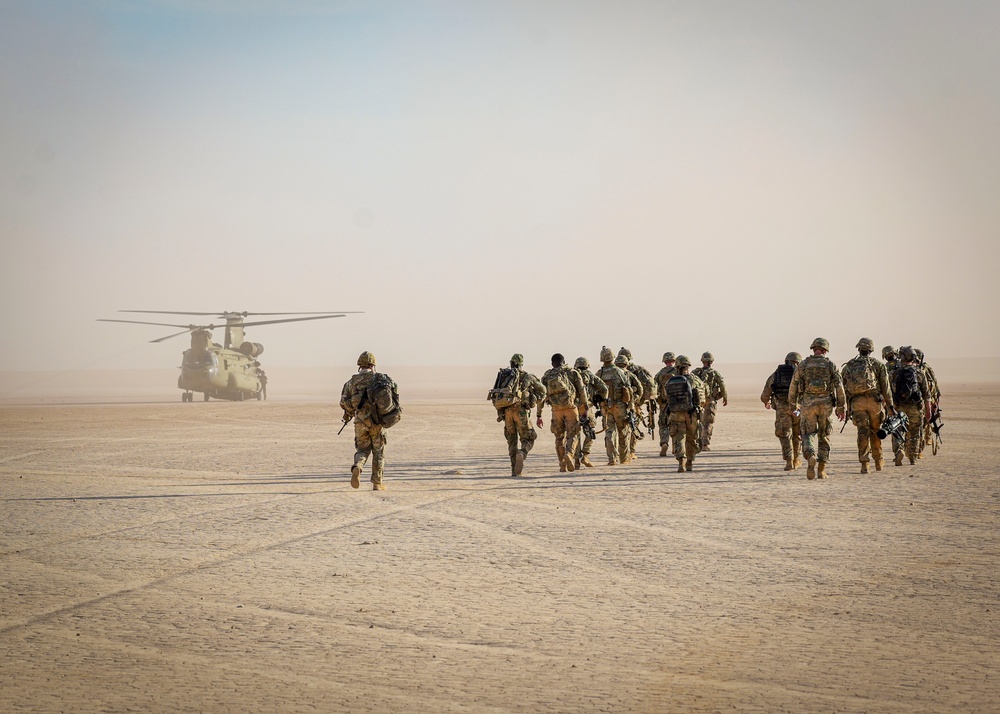 Coalition and Partner Forces Conduct Large-Scale Training Exercise