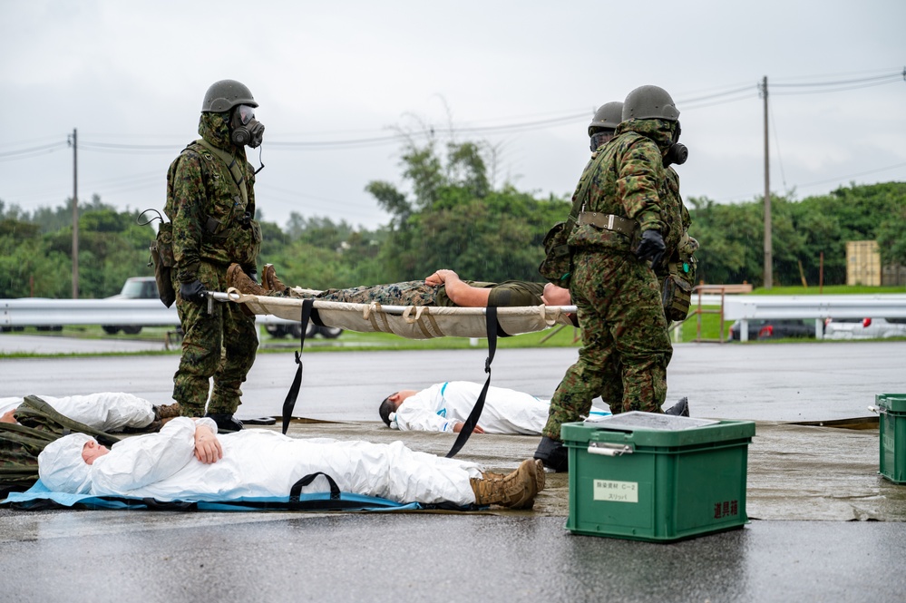 US, JGDSF, rapidly respond for Keen Sword 25 CBRN exercise