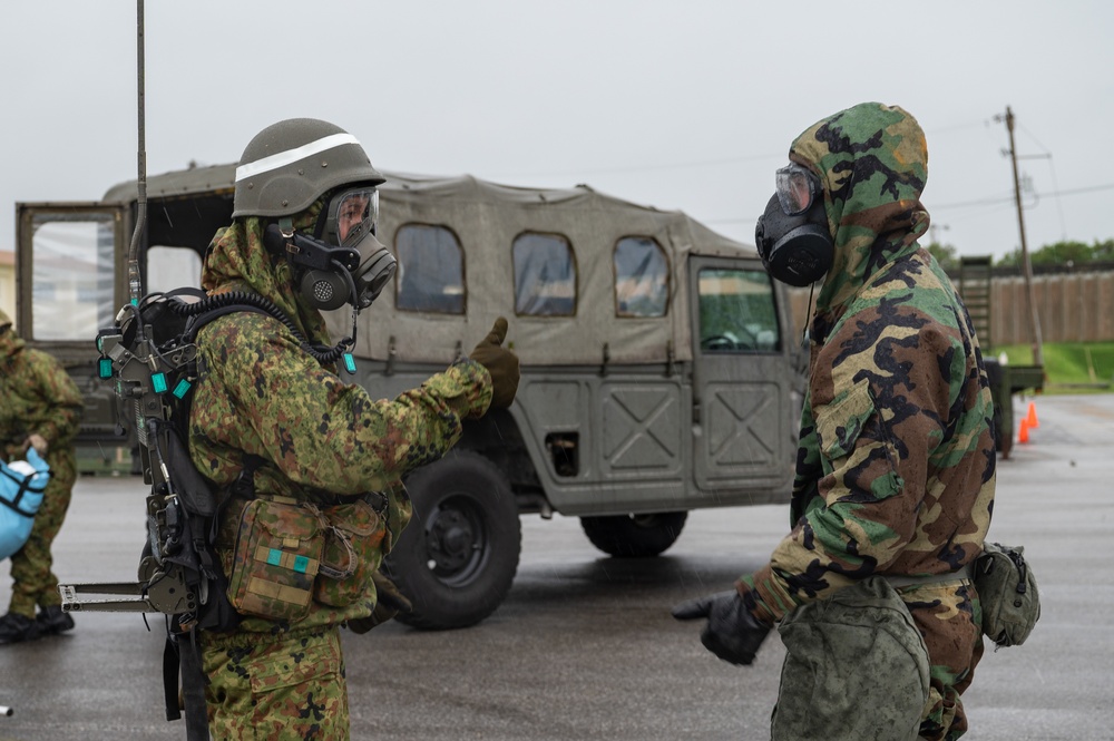 US, JGDSF, rapidly respond for Keen Sword 25 CBRN exercise