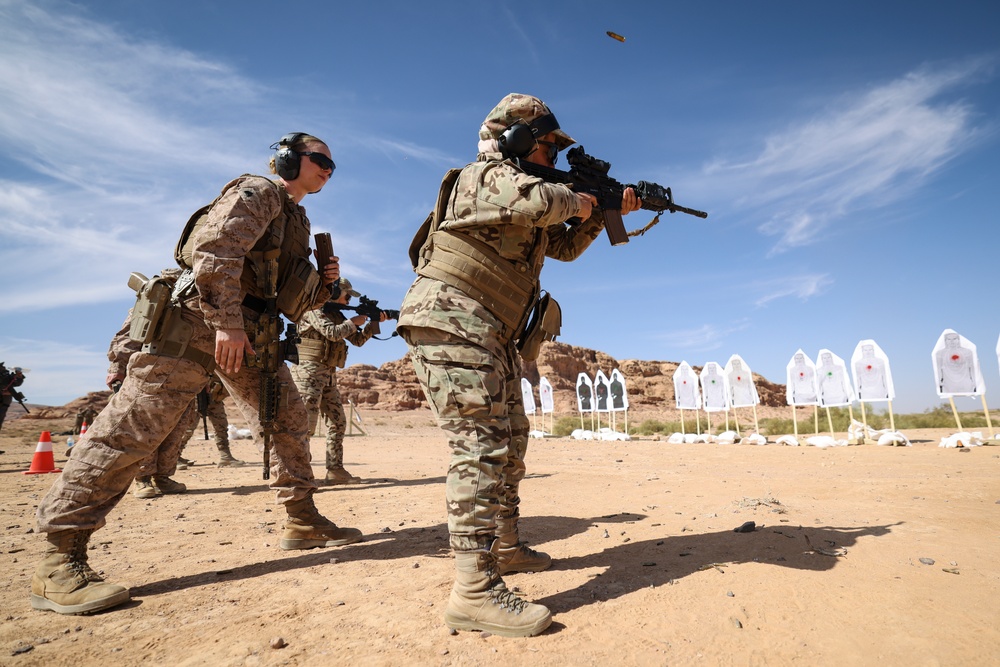 U.S. Marines, Jordanian Armed Forces conduct all-female marksmanship SMEE