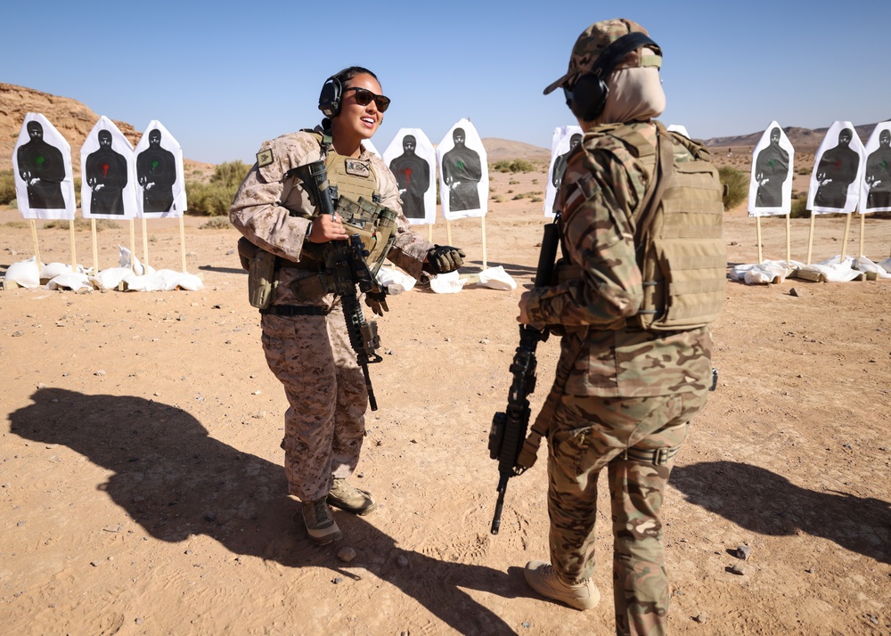 U.S. Marines, Jordanian Armed Forces conduct all-female marksmanship SMEE