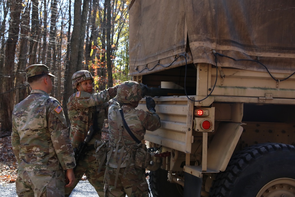 358th EVCC convoy training