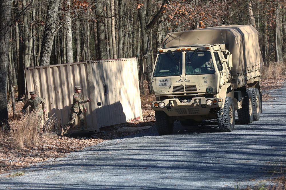 358th EVCC convoy training