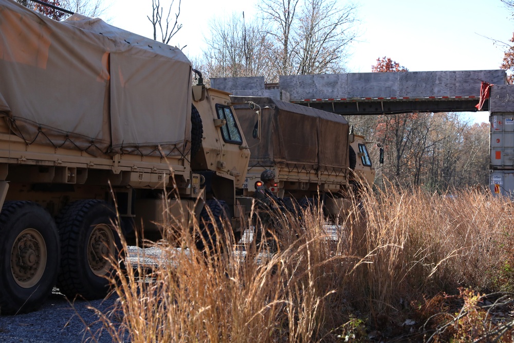 358th EVCC convoy training