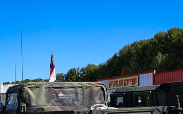 Guard Turns Local Mart into Distribution Point for Western NC Residents