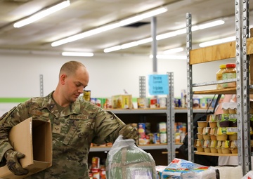 Guard Turns Local Mart into Distribution Point for Western NC Residents