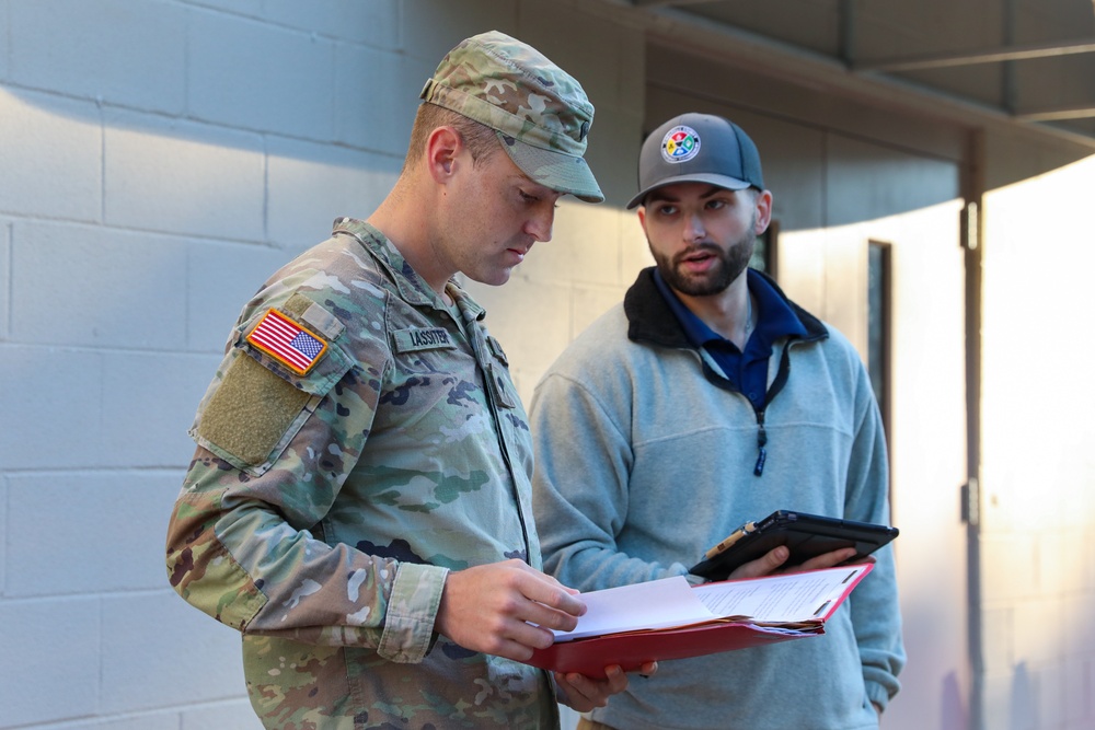 Guard Distributes Army Cold Weather Gear in Western NC