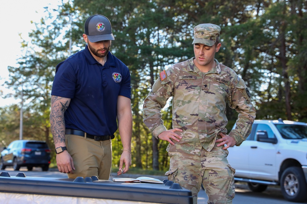 Guard Distributes Army Cold Weather Gear in Western NC