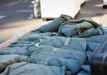 Guard Distributes Army Cold Weather Gear in Western NC