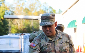 Guard Distributes Army Cold Weather Gear in Western NC