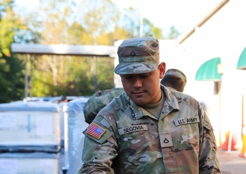 Guard Distributes Army Cold Weather Gear in Western NC