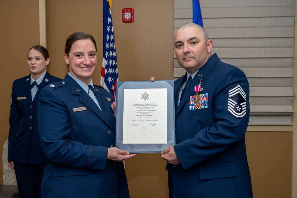 Chief Master Sgt. Justin Passa Retirement