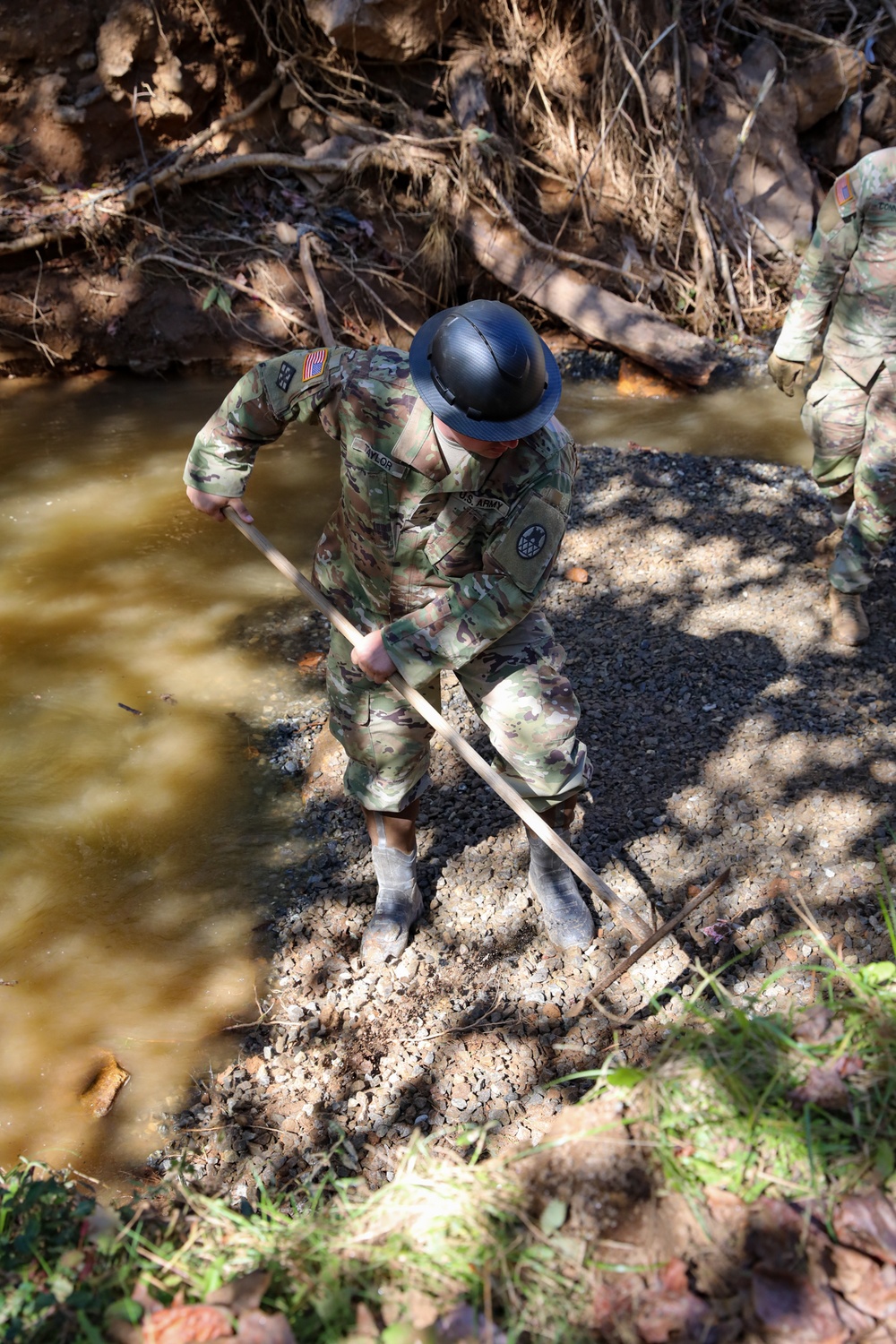 NC Guard Fix Roadways after Tropical Storm Helene