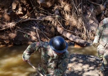 NC Guard Fix Roadways after Tropical Storm Helene