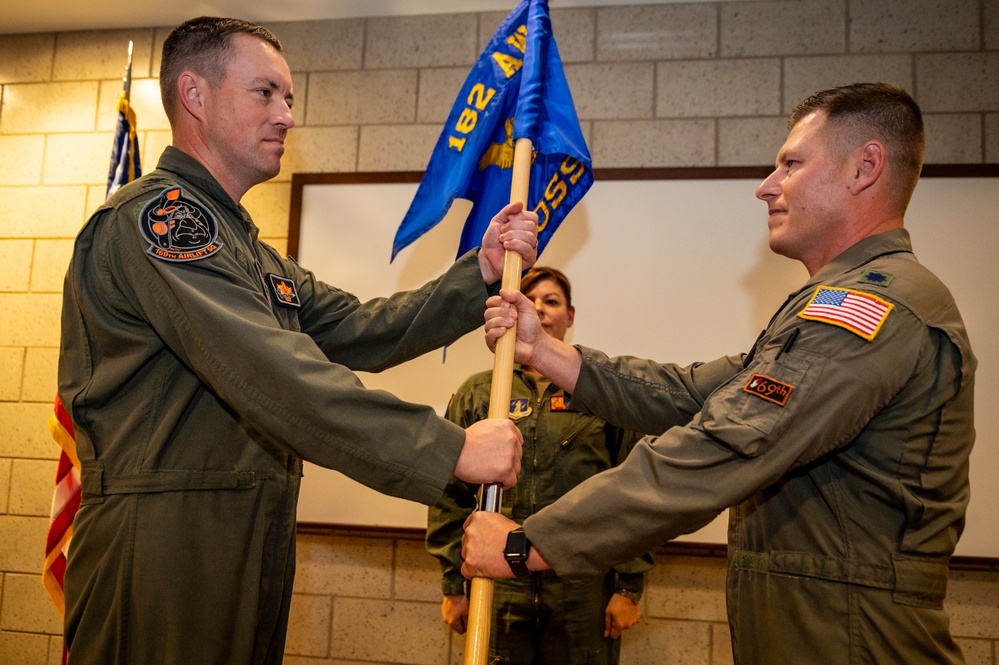 182nd Operations Support Squadron Change of Command