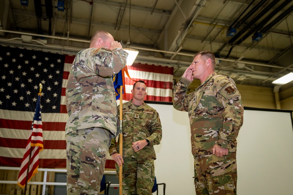 182nd Maintenance Group change of command