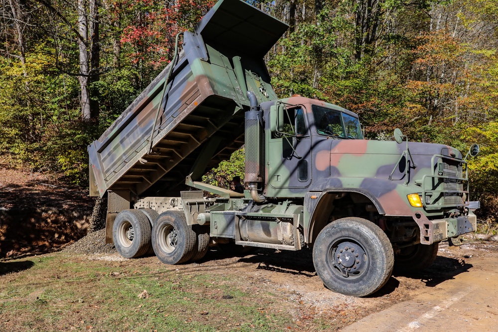 NC Guard Fix Roadways after Tropical Storm Helene