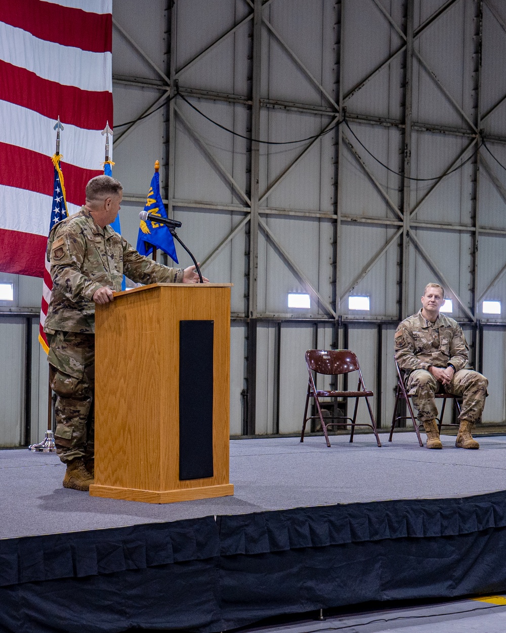 Maj. Ries assumes command of the 114th Maintenance Squadron