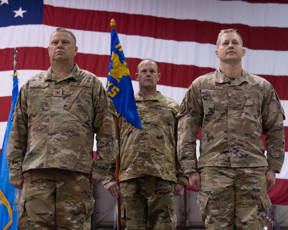 Maj. Ries assumes command of the 114th Maintenance Squadron