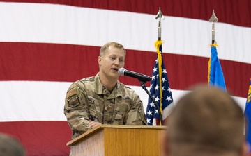 Maj. Ries assumes command of the 114th Maintenance Squadron