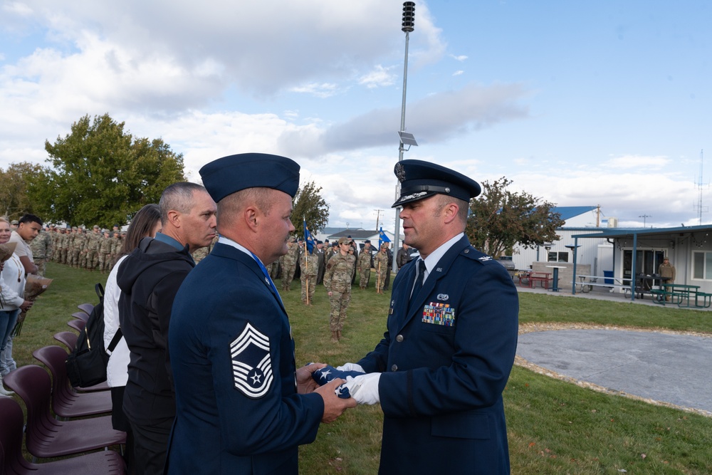 Chief Master Sgt. Jason Farnsworth retires from Nevada Air National Guard