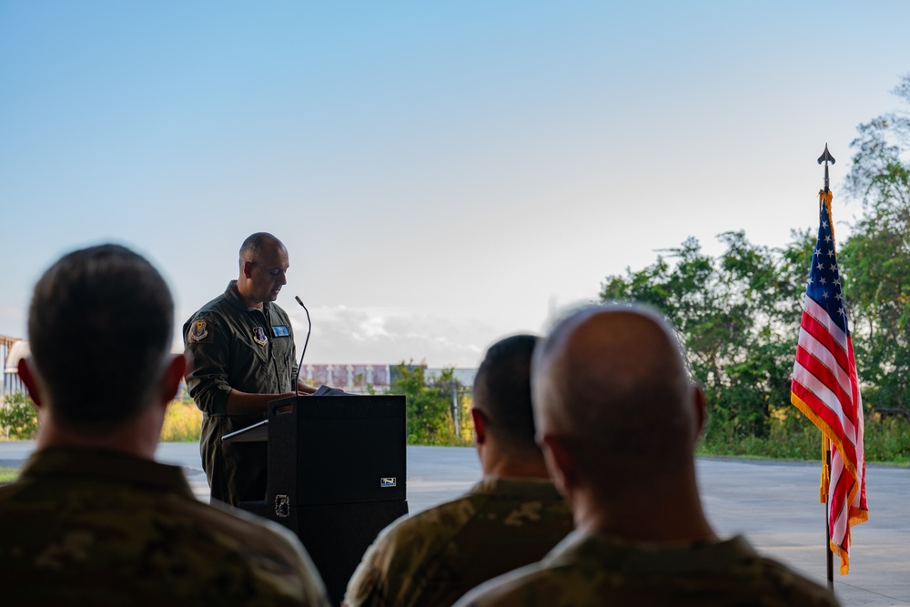 125th FWS Commander Relinquishes Command