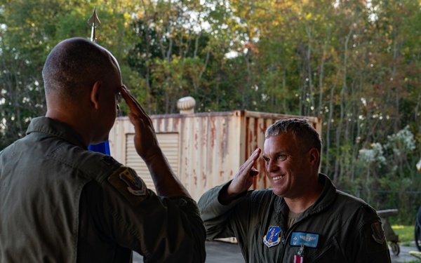 125th FWS Commander Relinquishes Command