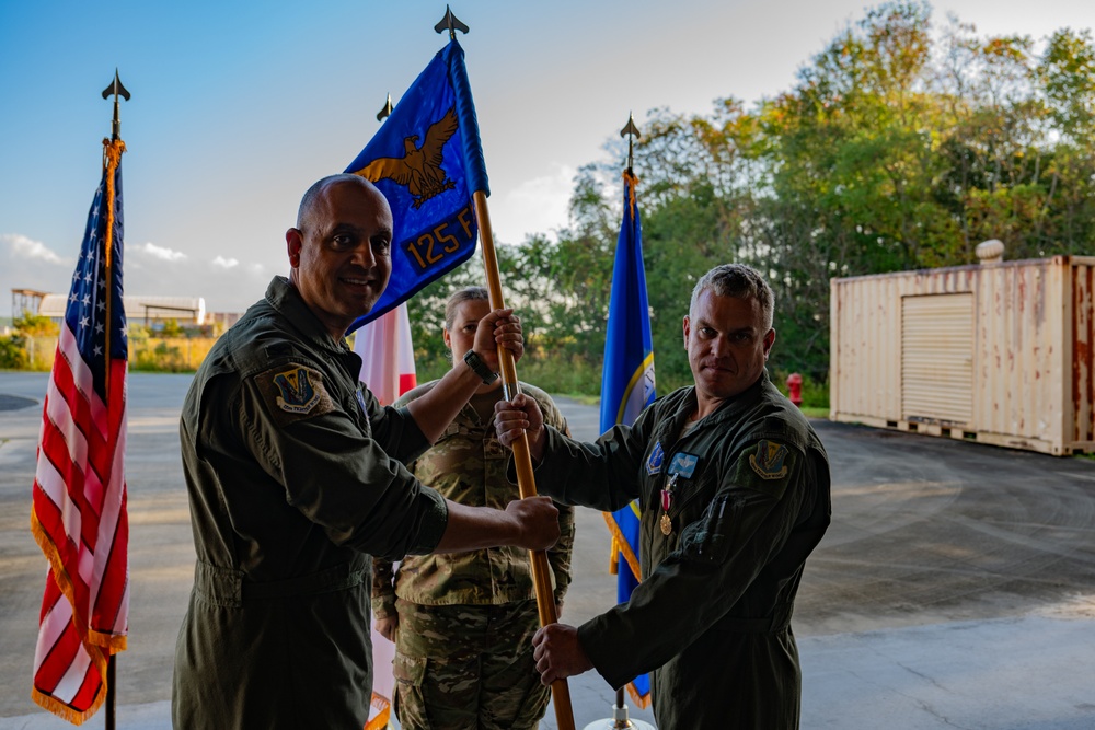 125th FWS Commander Relinquishes Command