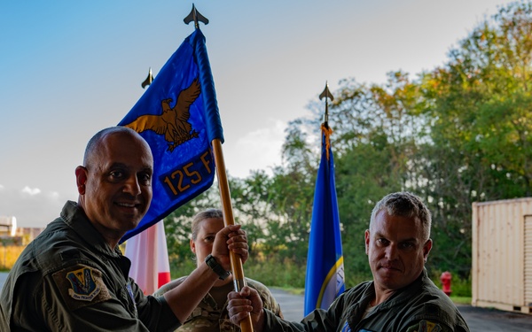 125th FWS Commander Relinquishes Command