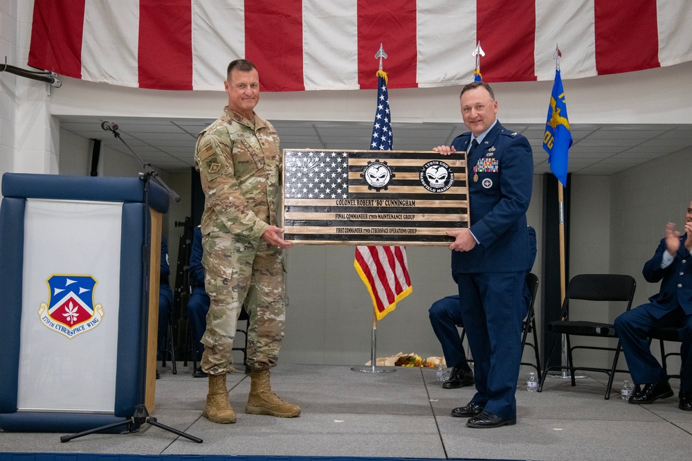 179th Cyber Operations Group Change of Command