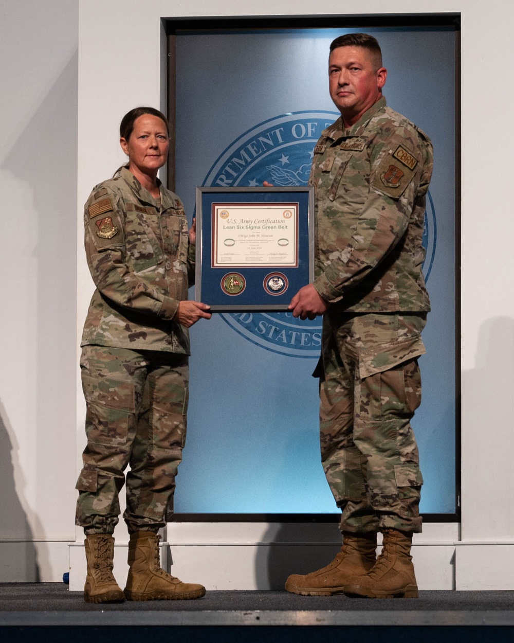 Airmen Receive Lean Six Sigma Certification