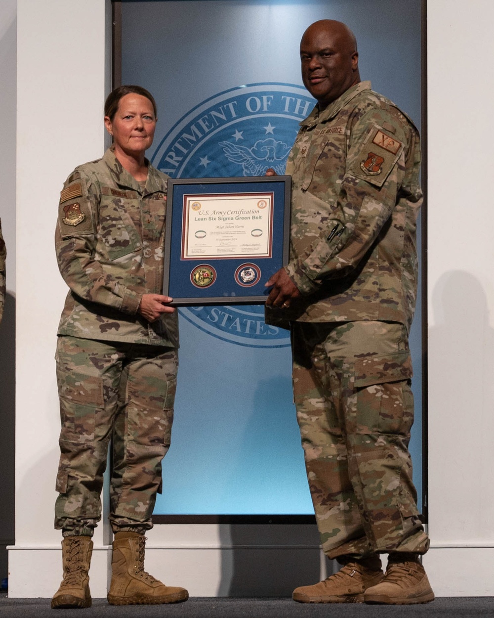 Airmen Receive Six Sigma Certification