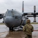 Crew Chiefs with 182nd Aircraft Maintenance Squadron inspect C-130H3 Hercules' APU