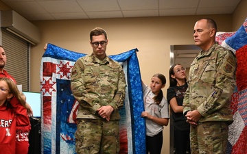 Family awards Quilts of Valor to Airmen