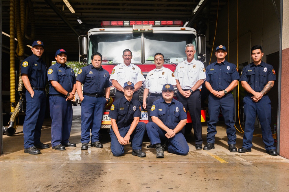 Garrison Commander Gets First-Hand Look at Fed Fire Mission During 90-Day Assessment