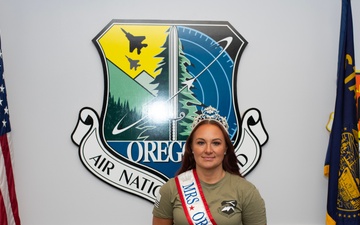 Mrs. Oregon American 2024 enlists in 142nd Wing