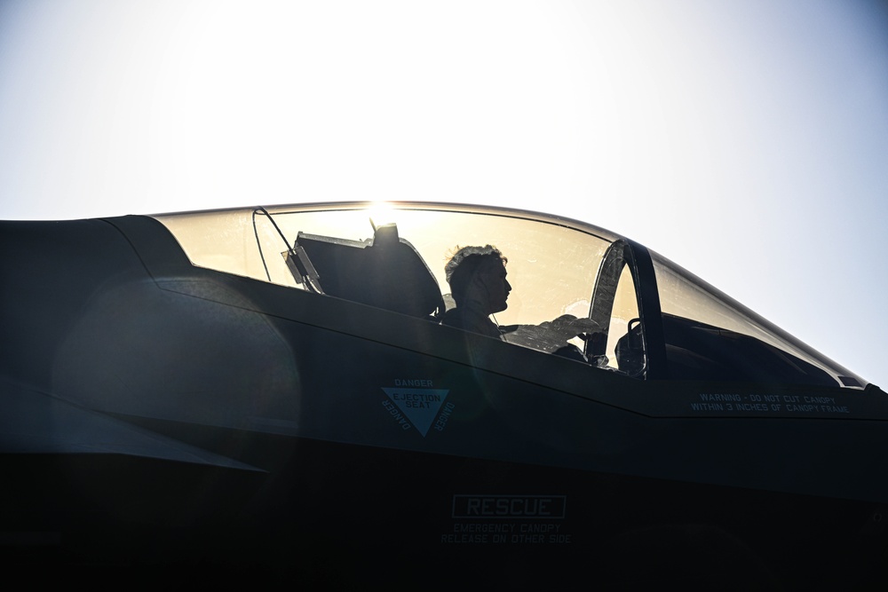 F-35A Demo Team Touches Down at Naval Air Station Pensacola for Blue Angels Homecoming