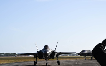 F-35A Demo Team Touches Down at Naval Air Station Pensacola for Blue Angels Homecoming