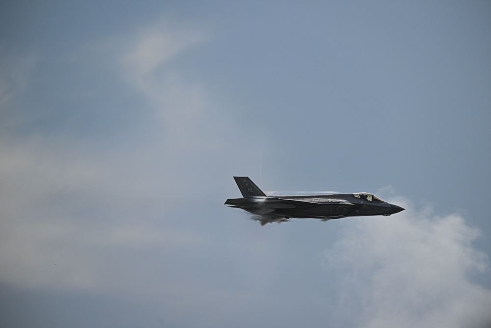 F-35A Demo Team Performs at Naval Air Station Pensacola for Blue Angels Homecoming