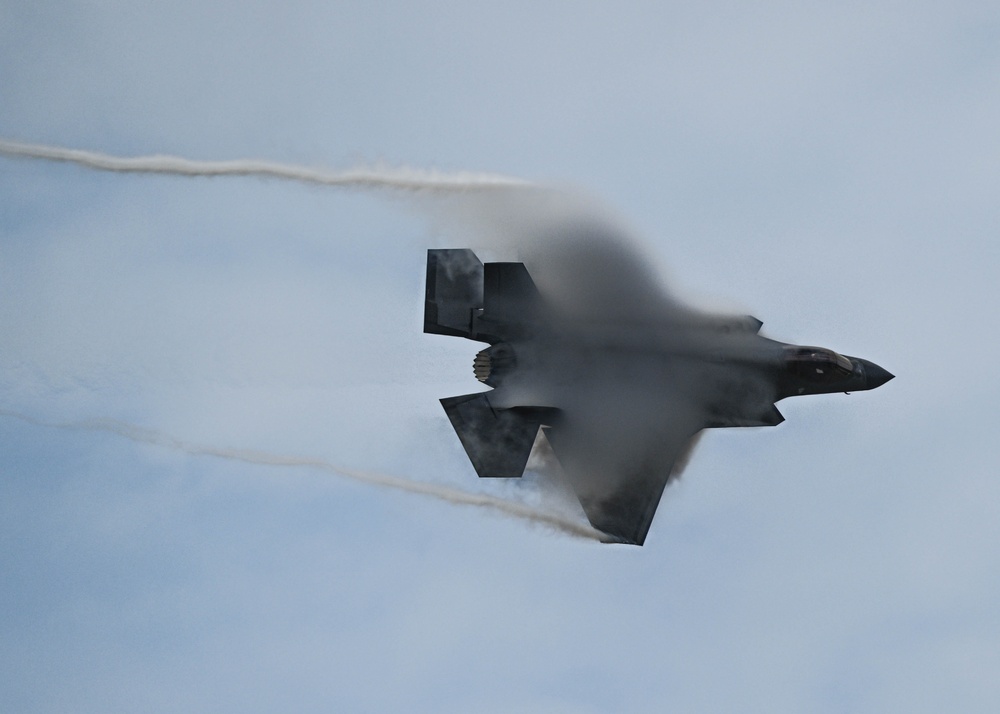 F-35A Demo Team Performs at Naval Air Station Pensacola for Blue Angels Homecoming