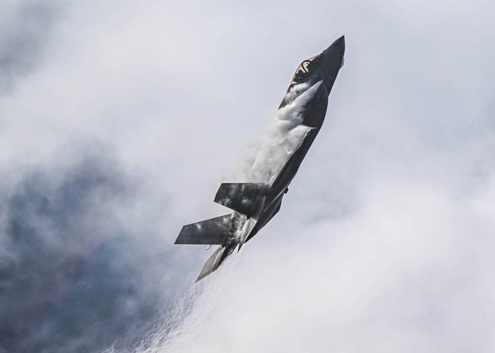 F-35A Demo Team Performs at Naval Air Station Pensacola for Blue Angels Homecoming