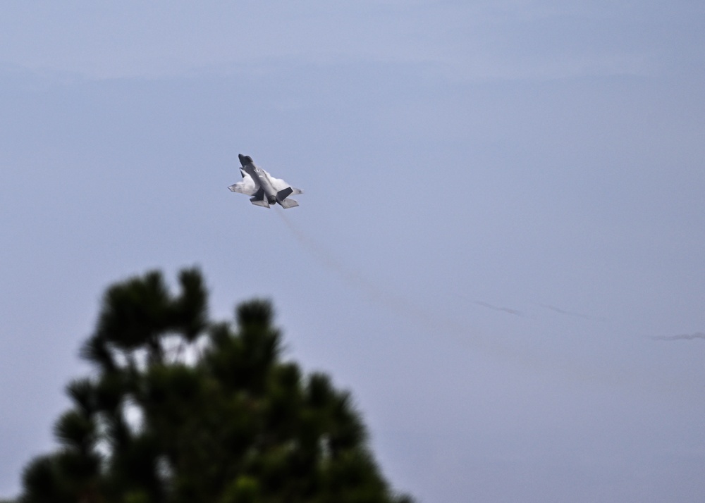 F-35A Demo Team Performs at Naval Air Station Pensacola for Blue Angels Homecoming