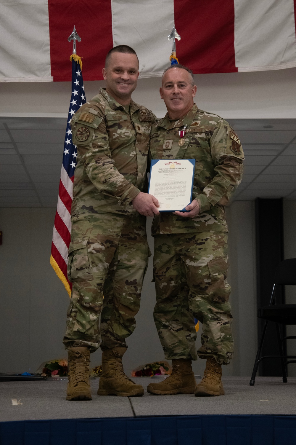 After 23 years of dedicated service Chief Master Sergeant Simonson has retired from the 179th Cyberspace Wing