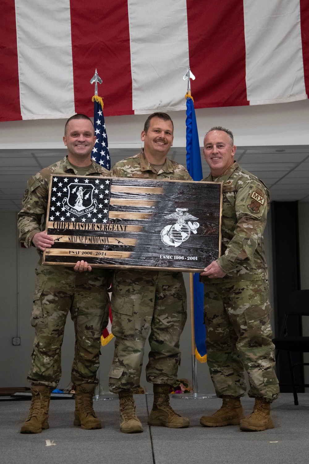 After 23 years of dedicated service Chief Master Sergeant Simonson has retired from the 179th Cyberspace Wing