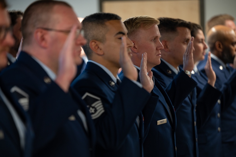 310th SW holds induction ceremony for new SNCOs, NCOs