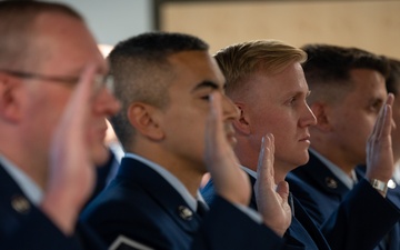 310th SW holds induction ceremony for new SNCOs, NCOs