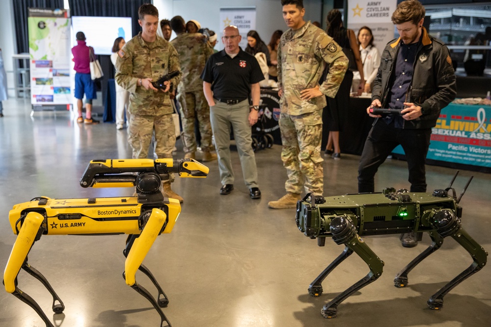 Total Army Career Fair Robotics Demonstration