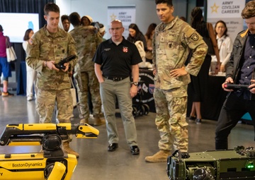 Total Army Career Fair Robotics Demonstration